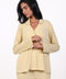 PYJAMA TOP FULL SLEEVES — WOMENS YELLOW