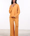 PYJAMA FULL SLEEVES SET — WOMENS ORANGE