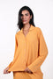 PYJAMA TOP FULL SLEEVES — WOMENS ORANGE