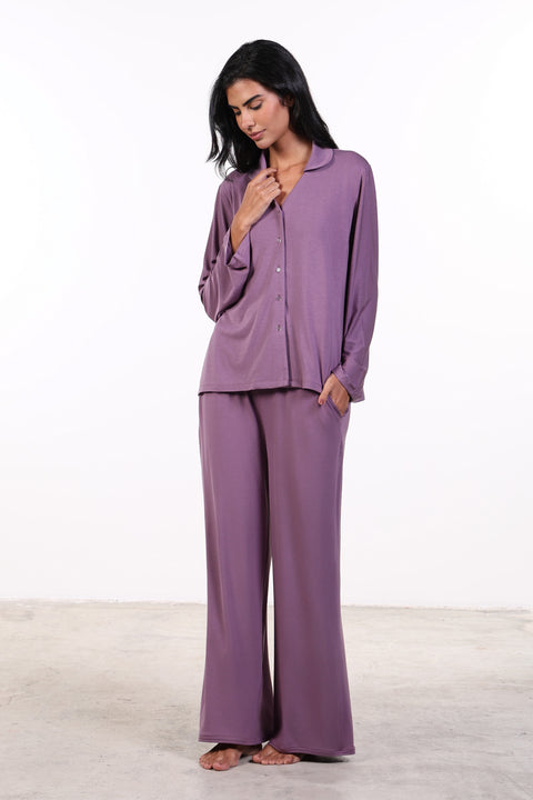 PYJAMA PANTS — WOMENS PURPLE