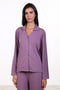 PYJAMA TOP FULL SLEEVES — WOMENS PURPLE