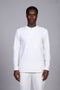 FLEX SHIRT FULL SLEEVES ROUND NECK — MENS WHITE