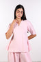 THE TRAVEL WEAR PEPLUM SHIRT — WOMENS PINK