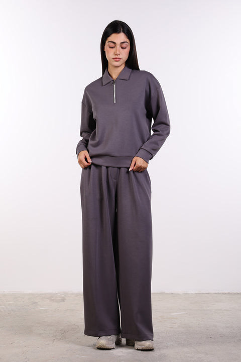 THE TRAVEL WEAR SWEATER — WOMENS GREY