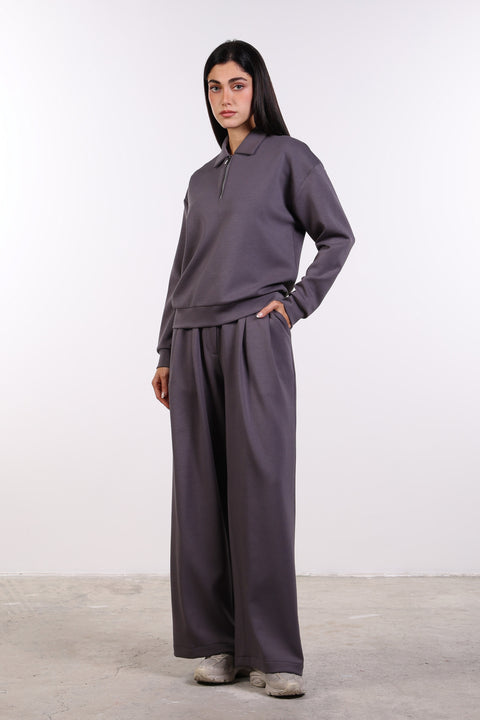 THE TRAVEL WEAR SWEATER — WOMENS GREY