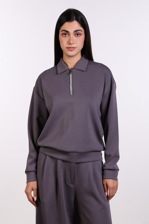 THE TRAVEL WEAR SWEATER — WOMENS GREY