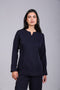 ALIGN SHIRT FULL SLEEVES — WOMENS NAVY