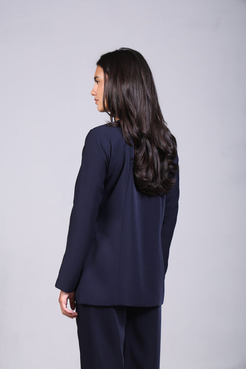 ALIGN SHIRT FULL SLEEVES — WOMENS NAVY