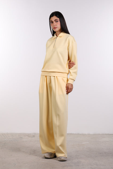 THE TRAVEL WEAR SWEATER — WOMENS YELLOW