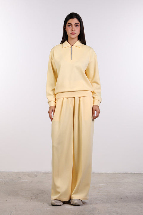 THE TRAVEL WEAR SWEATER — WOMENS YELLOW