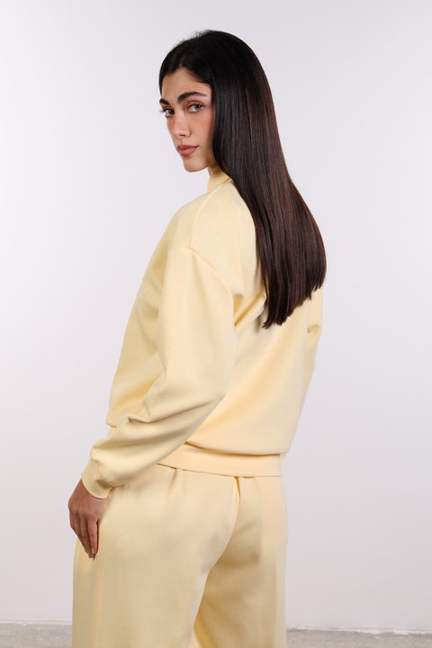 THE TRAVEL WEAR SWEATER — WOMENS YELLOW