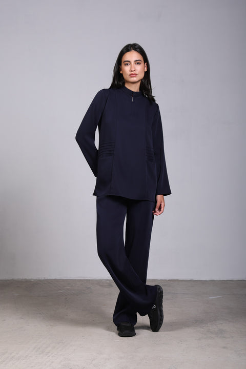 SHARK SHIRT FULL SLEEVES — WOMENS NAVY