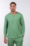 PYJAMA TOP FULL SLEEVES — MENS GREEN