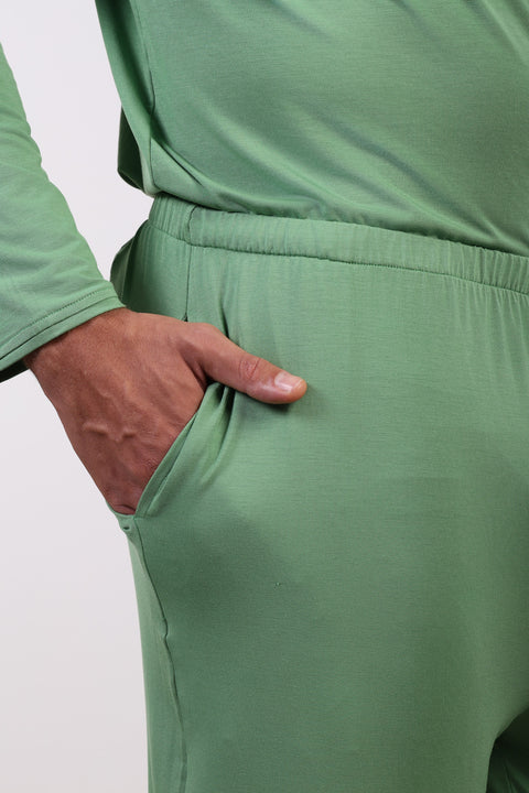 PYJAMA PANTS — MENS GREEN