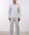 PYJAMA FULL SLEEVES SET — MENS CLOUD GREY