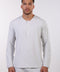 PYJAMA TOP FULL SLEEVES — MENS CLOUD GREY