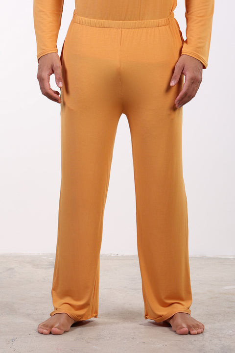 PYJAMA FULL SLEEVES SET — MENS ORANGE