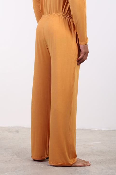 PYJAMA FULL SLEEVES SET — MENS ORANGE