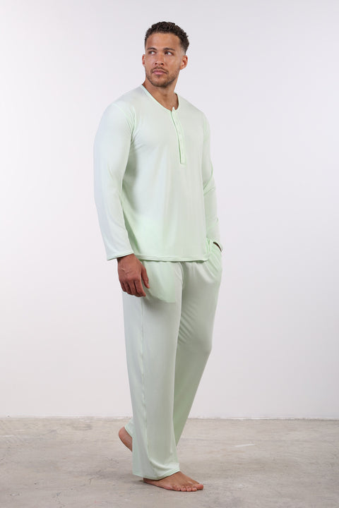 PYJAMA FULL SLEEVES SET — MENS MINT