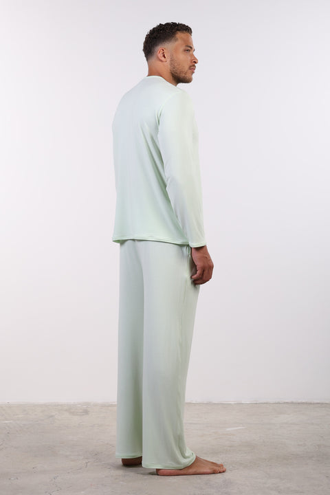 PYJAMA FULL SLEEVES SET — MENS MINT