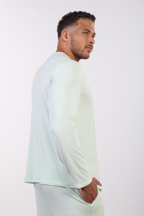 PYJAMA TOP FULL SLEEVES — MENS MINT