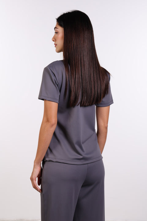 THE FORM SCRUB SHIRT — WOMENS GREY