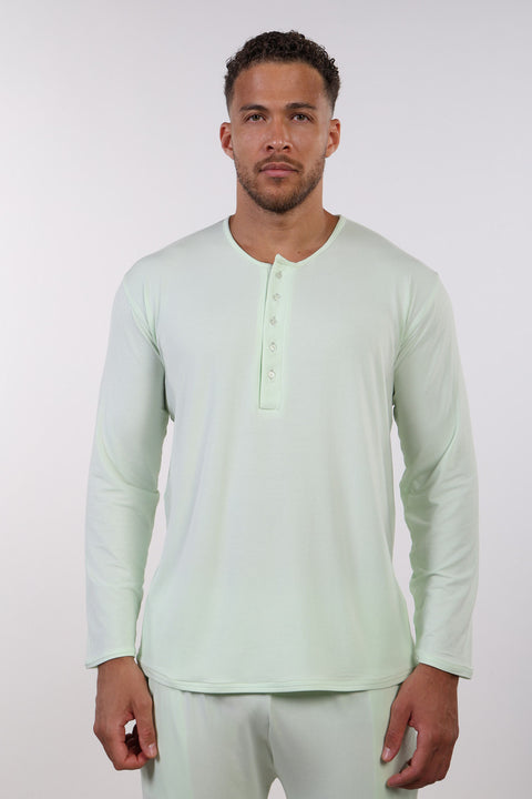 PYJAMA TOP FULL SLEEVES — MENS MINT