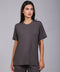 ON CALL TOP HALF SLEEVES — WOMENS GREY