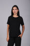 ON CALL TOP HALF SLEEVES — WOMENS BLACK