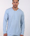 PYJAMA TOP FULL SLEEVES — MENS SKY BLUE