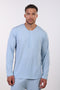 PYJAMA TOP FULL SLEEVES — MENS SKY BLUE