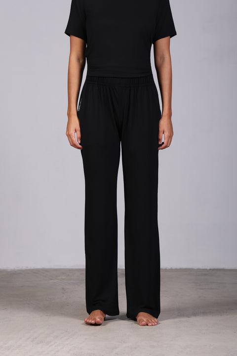 ON CALL HALF SLEEVES SET — WOMENS BLACK