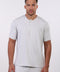 PYJAMA TOP HALF SLEEVES — MENS CLOUD GREY
