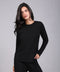 ON CALL TOP FULL SLEEVES — WOMENS BLACK