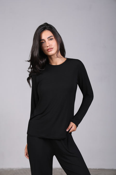 ON CALL FULL SLEEVES SET — WOMENS BLACK