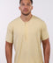 PYJAMA TOP HALF SLEEVES — MENS YELLOW