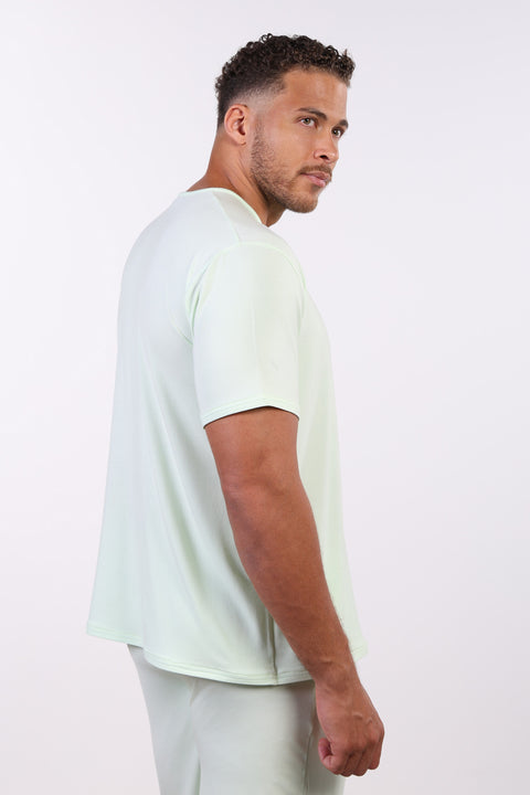 PYJAMA HALF SLEEVES WITH SHORTS SET — MENS MINT