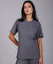 FLEX SHIRT HALF SLEEVES — WOMENS GREY