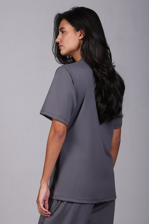 FLEX SHIRT HALF SLEEVES — WOMENS GREY