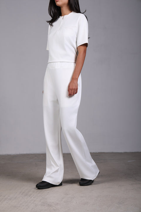 FLEX SHIRT HALF SLEEVES — WOMENS WHITE
