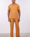 PYJAMA HALF SLEEVES WITH PANTS SET — MENS ORANGE