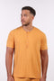 PYJAMA TOP HALF SLEEVES — MENS ORANGE
