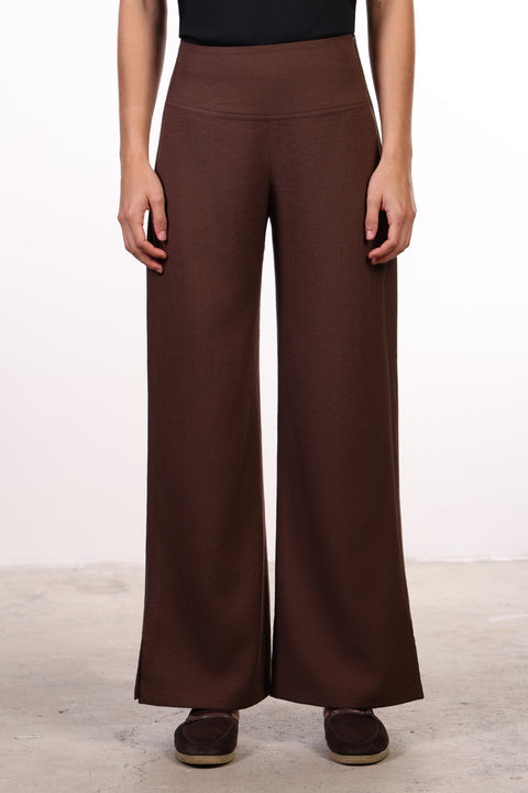 THE ISLAND LINEN BLEND SET — WOMENS BROWN