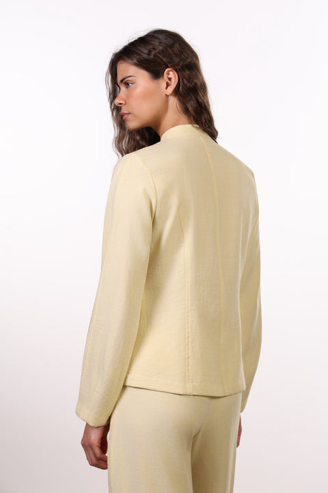 THE JAPANESE LINEN BLEND SHIRT - WOMENS YELLOW