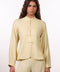 THE JAPANESE LINEN BLEND SHIRT - WOMENS YELLOW