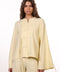 THE ISLAND LINEN BLEND LONG SLEEVES SHIRT - WOMENS YELLOW