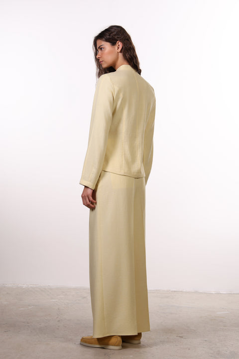 THE JAPANESE LINEN BLEND SET — WOMENS YELLOW