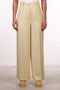 THE JAPANESE LINEN BLEND PANTS — WOMENS YELLOW