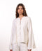 THE ISLAND LINEN BLEND SHIRT  — WOMENS OFF WHITE