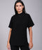 CLASSIC SHIRT HALF SLEEVES — WOMENS BLACK